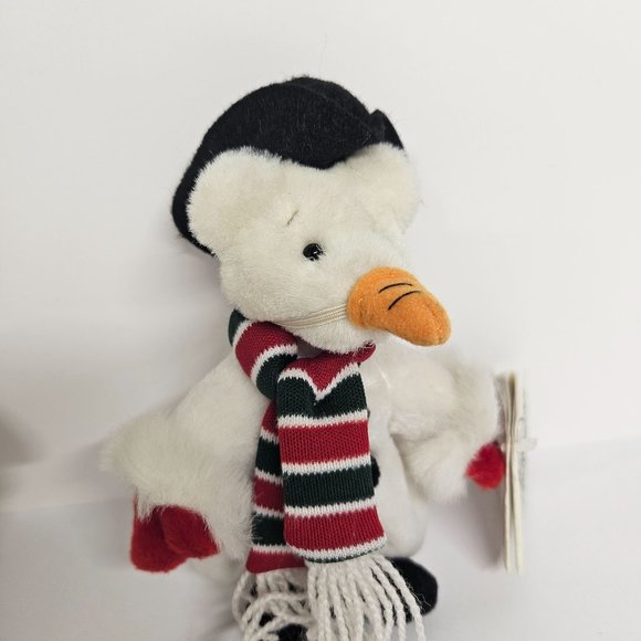 Vtg Ganz Wee Bear Village Blizzard Tannenbaum Bears Snowman Tree Outfits 5 Inch - Picture 5 of 5